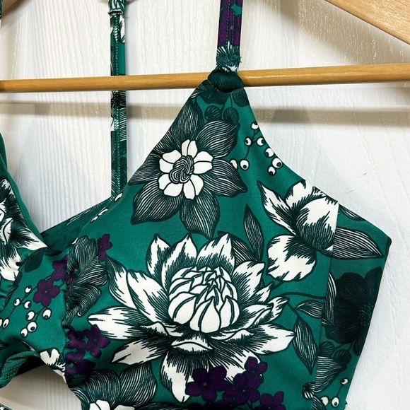 Adore Me Lotus Low Support Ruched Bra Lined Size Medium NWT - Picture 3 of 9